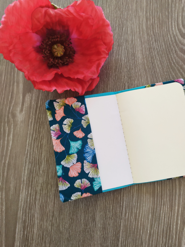 CARNET A6-GINKGO-TURQUOISE-2