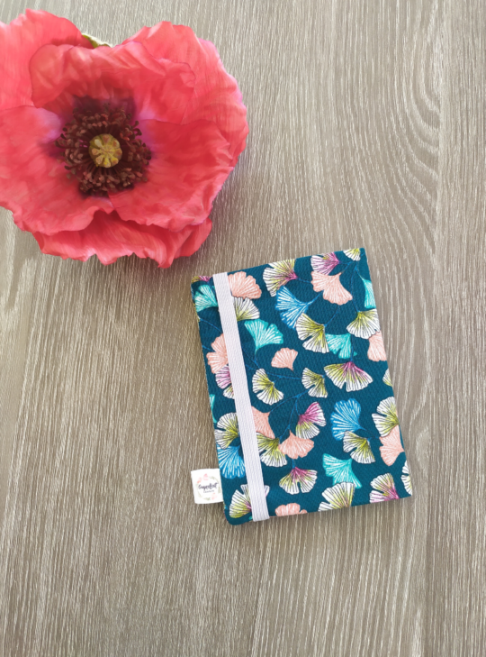CARNET A6-GINKGO-TURQUOISE-3