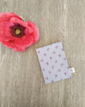 CARNET A6-PETITE FLEUR-FOND GRIS-1