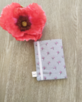 CARNET A6-PETITE FLEUR-FOND GRIS-3